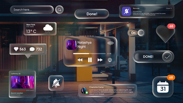 Photo of Liquid Interface Items – Videohive 60590411