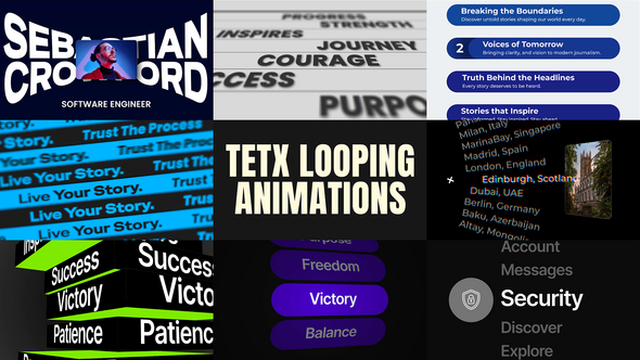 Photo of Looping Text Animations Pack – Videohive 60841617