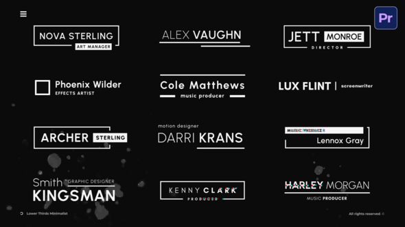 Photo of Lower Thirds Minimalist  PP – Videohive 60886239