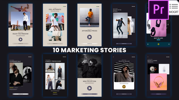 Photo of Marketing Stories | Premiere Pro – Videohive 60767259