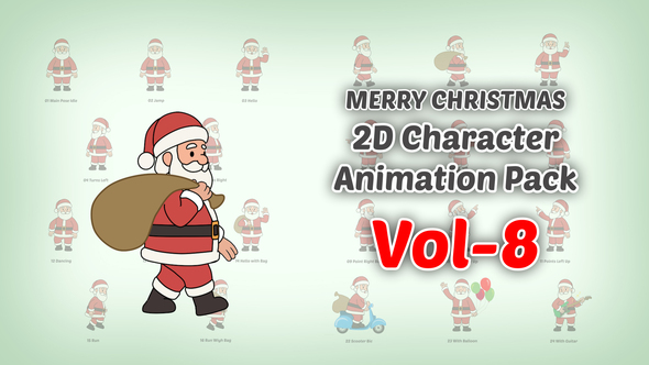 Photo of Merry Christmas 2D character Animation Pack Vol 8 – Videohive 60656739