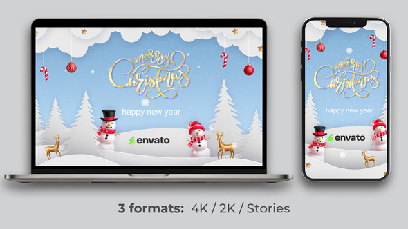 Photo of Merry Christmas Logo – Videohive 60806435