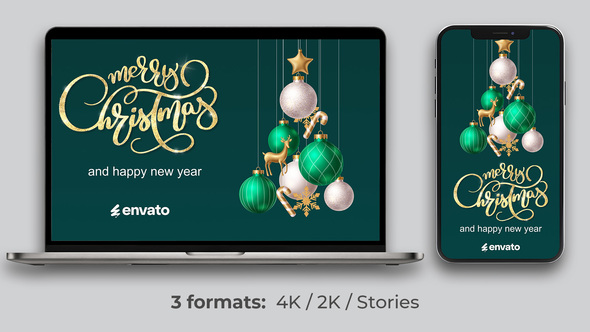 Photo of Merry Christmas Logo – Videohive 60857034