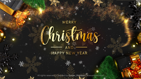 Photo of Merry Christmas Text Reveal 2026 MORGT – Videohive 60746798