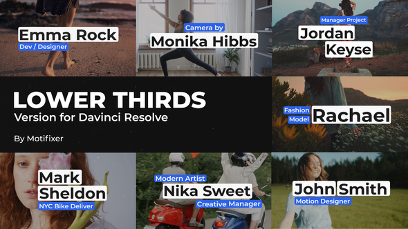Photo of Modern Lower Thirds – Videohive 60847645