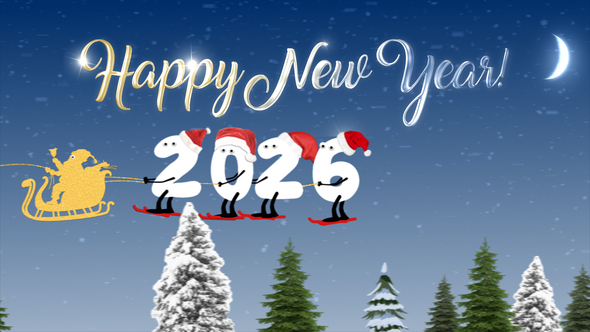 Photo of New Year Cartoon Skier 2026 | After Effects – Videohive 60808729