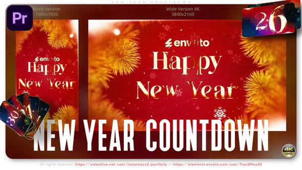 Photo of New Year Countdown for Adobe Premiere – Videohive 60842945