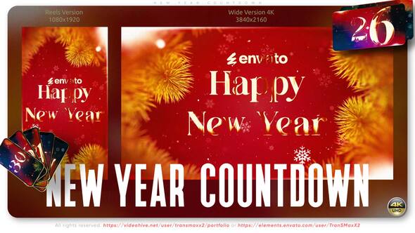 Photo of New Year Countdown – Videohive 60825435