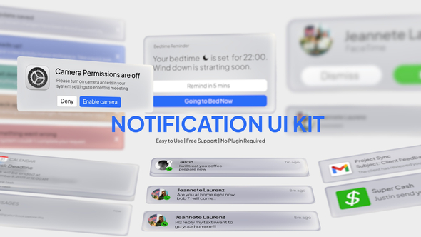 Photo of Notification Ui Liquid Glass – Videohive 60883984