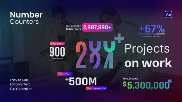 Photo of Number Counter – Videohive 60838769