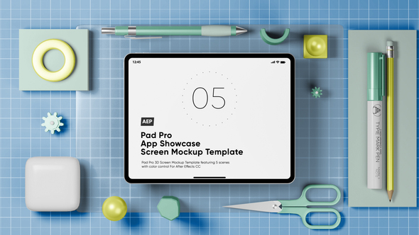Photo of Pad Pro App Showcase Screen Mockup Template – Videohive 60680495