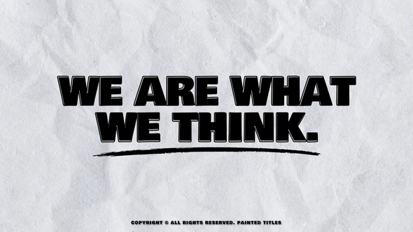 Photo of Painted Titles | DR – Videohive 60667400