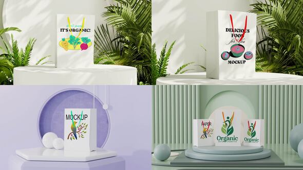 Photo of Paper bag mockup – Videohive 60400024