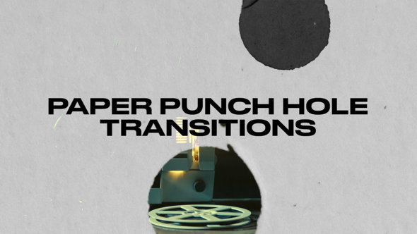 Photo of Paper Punch Hole Transitions – Videohive 60719414