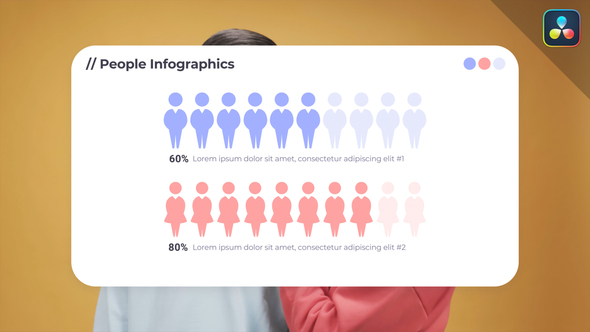 Photo of People Charts Infographics | DaVinci Resolve – Videohive 60207677