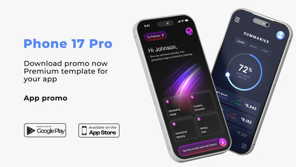 Photo of Phone 17 Pro Max Mockup | App promo – Videohive 60842300