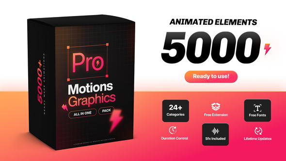 Photo of Pro Motion Graphics Pack – Videohive 51278141