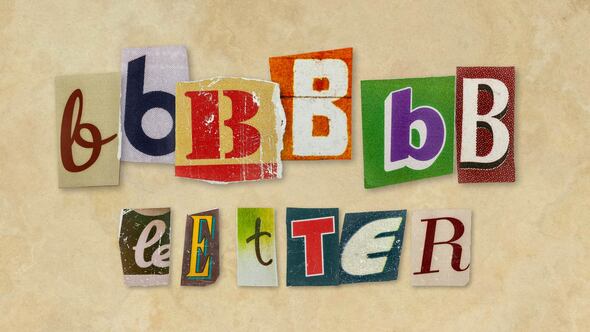 Photo of Ransom Letters – B Letters – Videohive 60664184