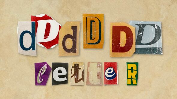 Photo of Ransom Letters – D Letters – Videohive 60675283