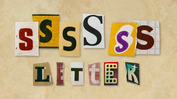 Photo of Ransom Letters – S Letters – Videohive 60746509