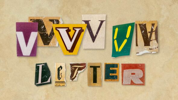Photo of Ransom Letters – V Letters – Videohive 60765350