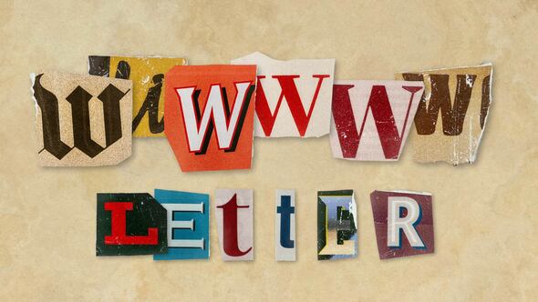Photo of Ransom Letters – W Letters – Videohive 60765368