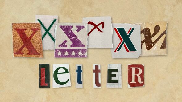 Photo of Ransom Letters – X Letters – Videohive 60765386