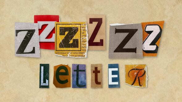 Photo of Ransom Letters – Z Letters – Videohive 60884064