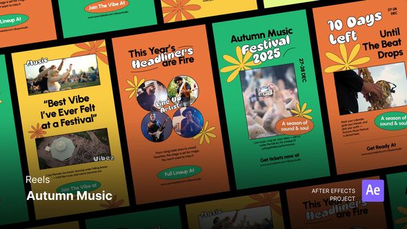 Photo of Reels – Autumn Music After Effects Project Files – Videohive 60377078