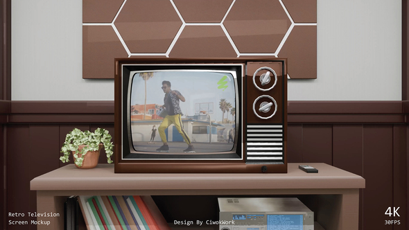 Photo of Retro Television Screen Mockup – Videohive 60419536