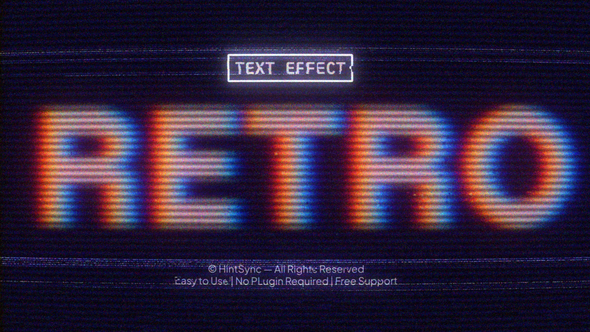 Photo of Retro Text Effects – Videohive 60897542