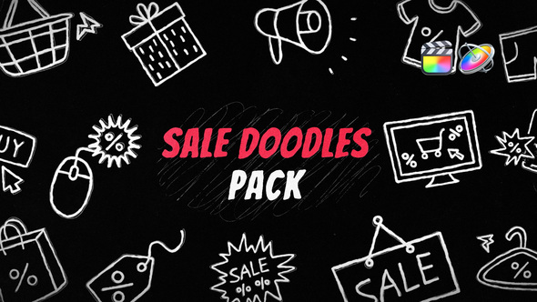 Photo of Sale Doodles Pack – Videohive 60732448