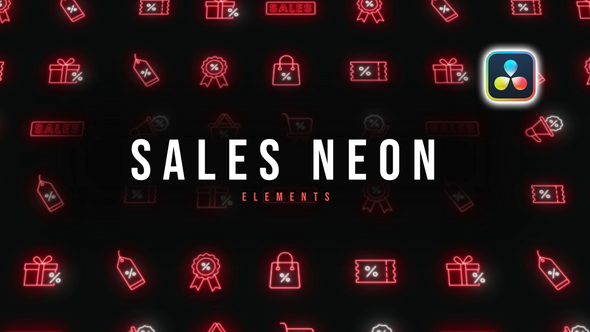 Photo of Sales Neon Icons – Videohive 60721920