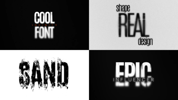 Photo of Sand Noise Text Animations – Videohive 60878814