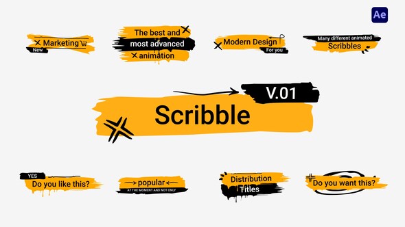 Photo of Scribble Titles | AE – Videohive 60706067