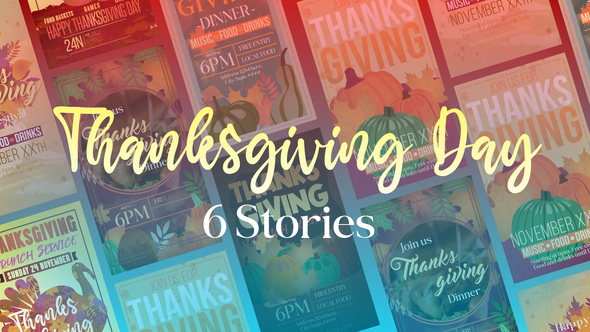 Photo of Six Thanksgiving Stories – Videohive 60631938