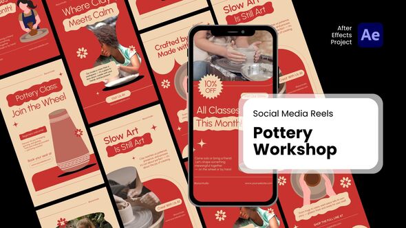 Photo of Social Media Reels – Pottery Workshop After Effects Project Files – Videohive 60467072