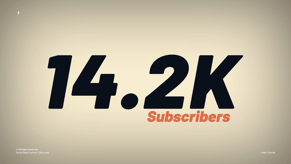 Photo of Social Stats Counters | After Effects – Videohive 60844331