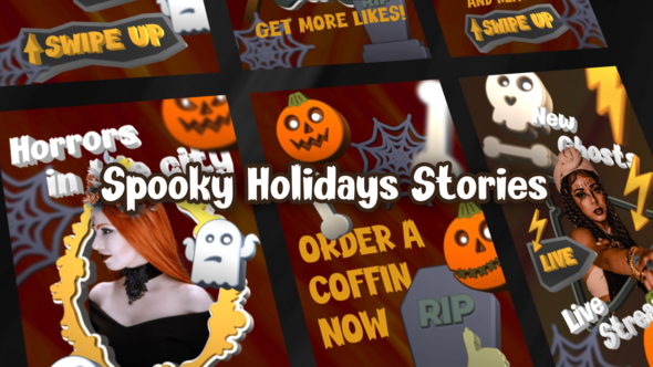 Photo of Mystery Spooky Halloween Party Stories – Vertical 3D Instagram Promo with Animated Icons & Photos – Videohive 34488158