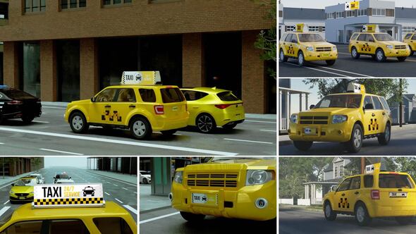 Photo of Taxi Car MOGRT – Videohive 60842997
