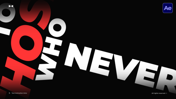 Photo of Text Animation Intro  AE – Videohive 60575418