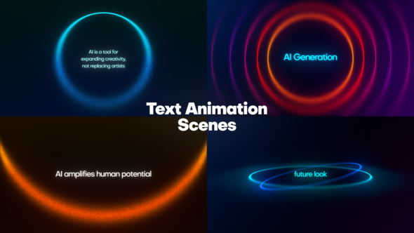Photo of Text Animation Scenes – Videohive 60651694