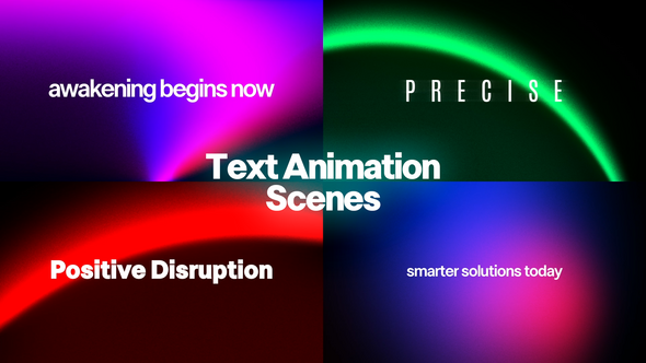 Photo of Text Animation Scenes – Videohive 60878685