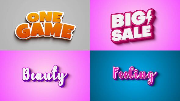 Photo of Text Effect – 3D Style 05 – Videohive 60609505
