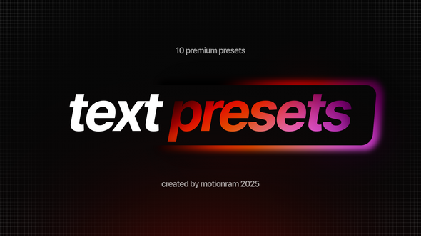 Photo of Text Presets – for Premiere Pro – Videohive 60800122
