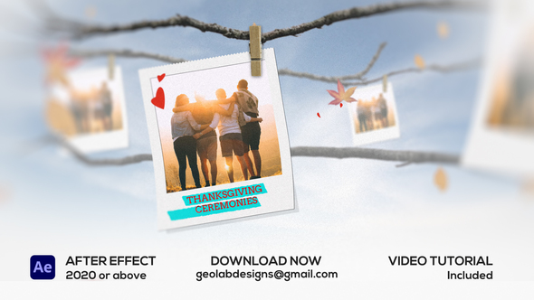 Photo of Thanksgiving Day Titles – Videohive 60805319