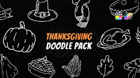 Photo of Thanksgiving Doodles Pack | FCPX – Videohive 60631974