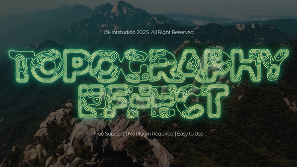 Photo of Topography Text Effect – Videohive 60633317