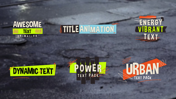Photo of Urban Energy Titles – Videohive 60589308