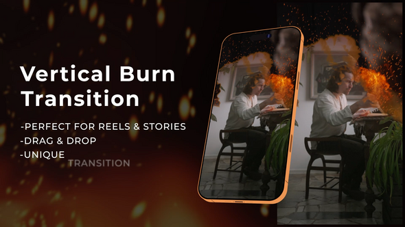 Photo of Vertical Burn Transitions – Videohive 60647115